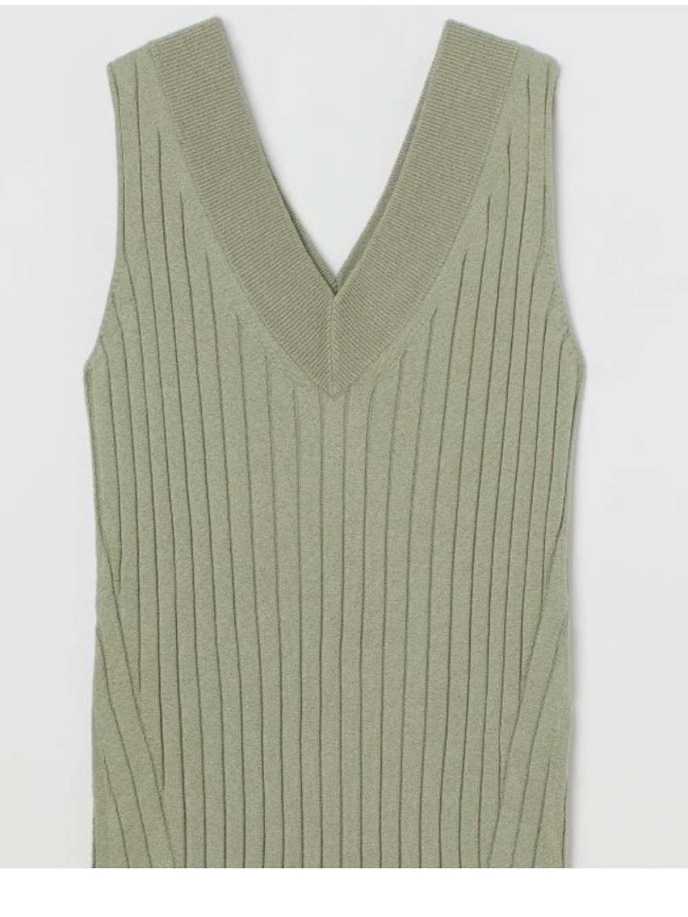 H&M ribbed sweater vest and pants set